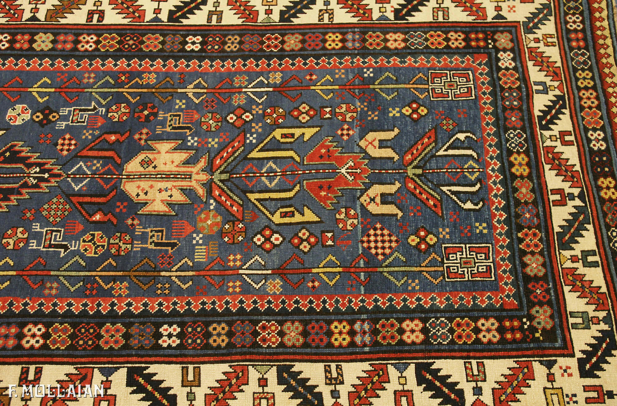 Antique Runner Caucasian Kuba (Quba) Rug n°:43060935